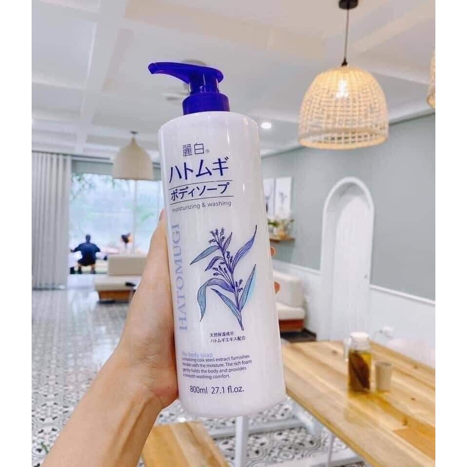 SỮA TẮM GẠO Ý DĨ HATOMUGI NHẬT 800ml