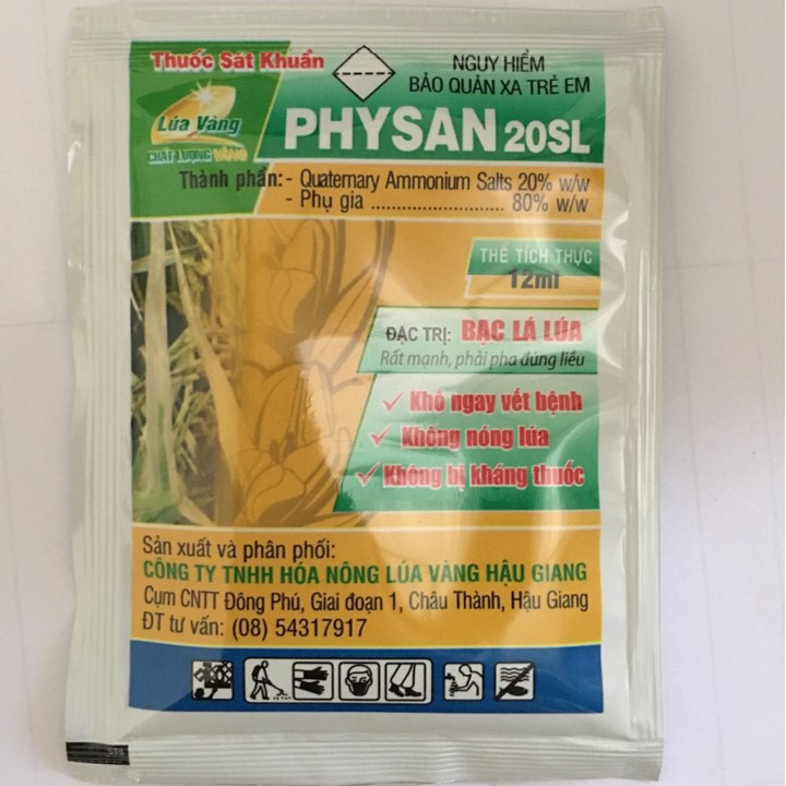 Hộp 10 gói Physan 12ml đặc trị thối nhũn phong lan nhập khẩu-  chuyên dụng.