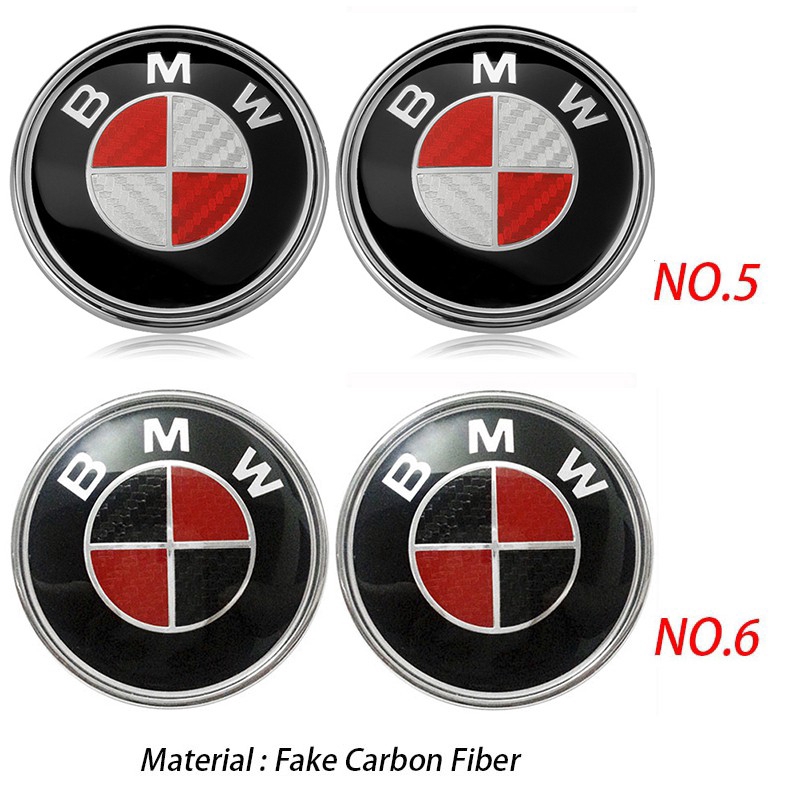 Miếng Dán Logo Kim Loại 82mm Cho Xe Bmw 1series 5series 7series X1