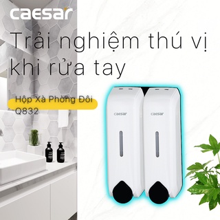Hộp Đựng Xà Phòng Caesar Q831/Q832 - Hộp Đơn/Hộp Đôi - Bắt Vít -Hàng Dầy Dặn - Hàng Chính Hãng