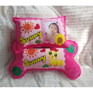 Bộ gối nằm và ôm handmade cho bé