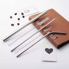 Set 2 Ống Hút Inox Kèm Cọ Rửa Thân Thiện Môi Trường 2241 Tổng Kho Sỉ vp88