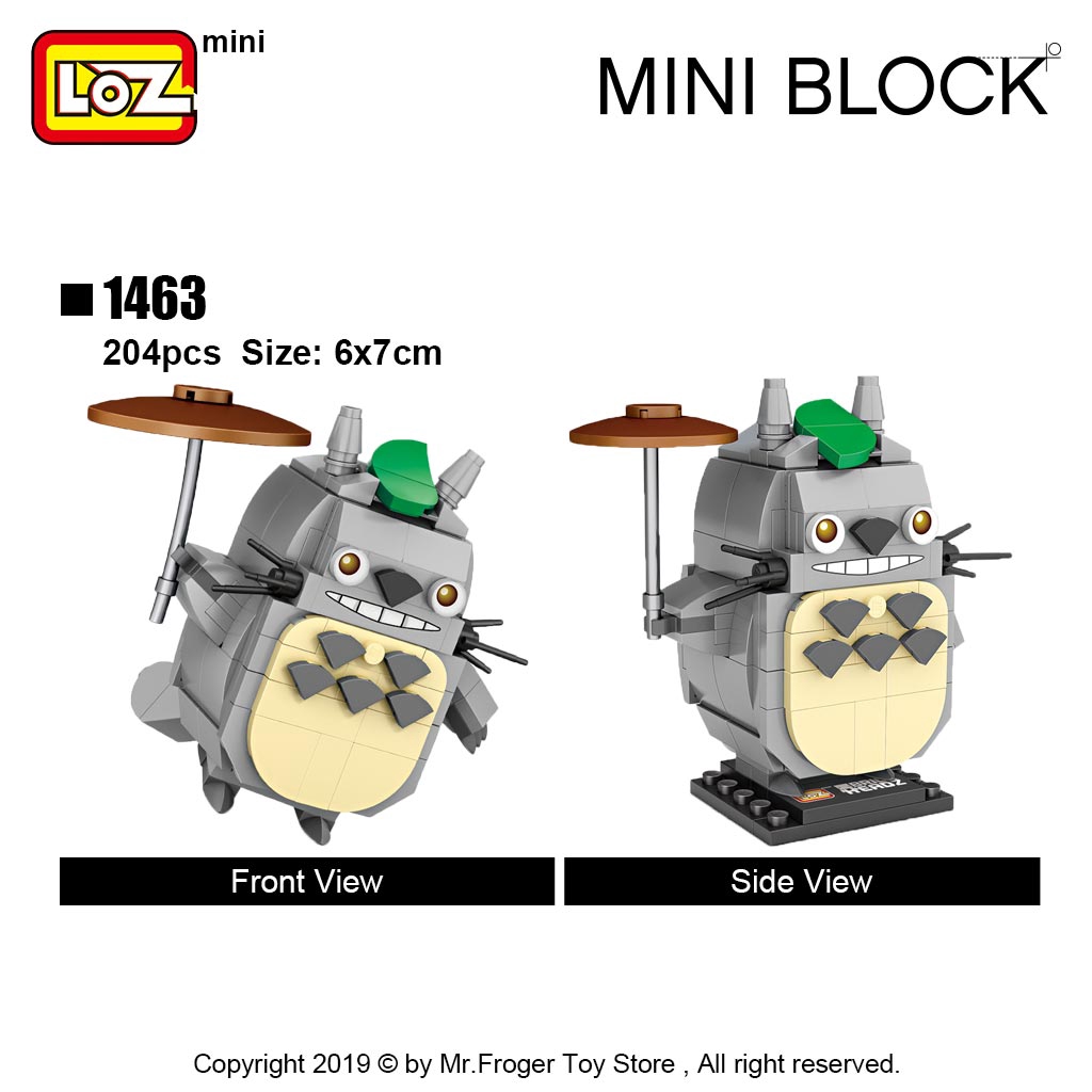 Loz Mô Hình Lắp Ráp Nhân Vật Phim Hàng Xóm Của Tôi Là Totoro Doudoulong