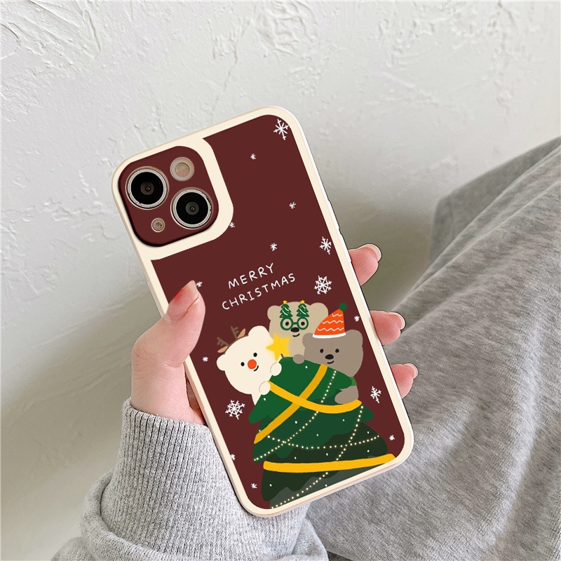 Ốp iphone các chú chó đón giáng sinh từ iphone 13promax 11 promax 12 pro max 6 6plus 7 plus 8 x xr xsmax