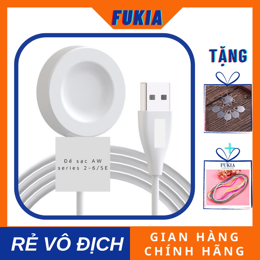 Đế sạc từ tính không dây dành cho iWatch 1/2/3/4/5/6/SE FUKIA