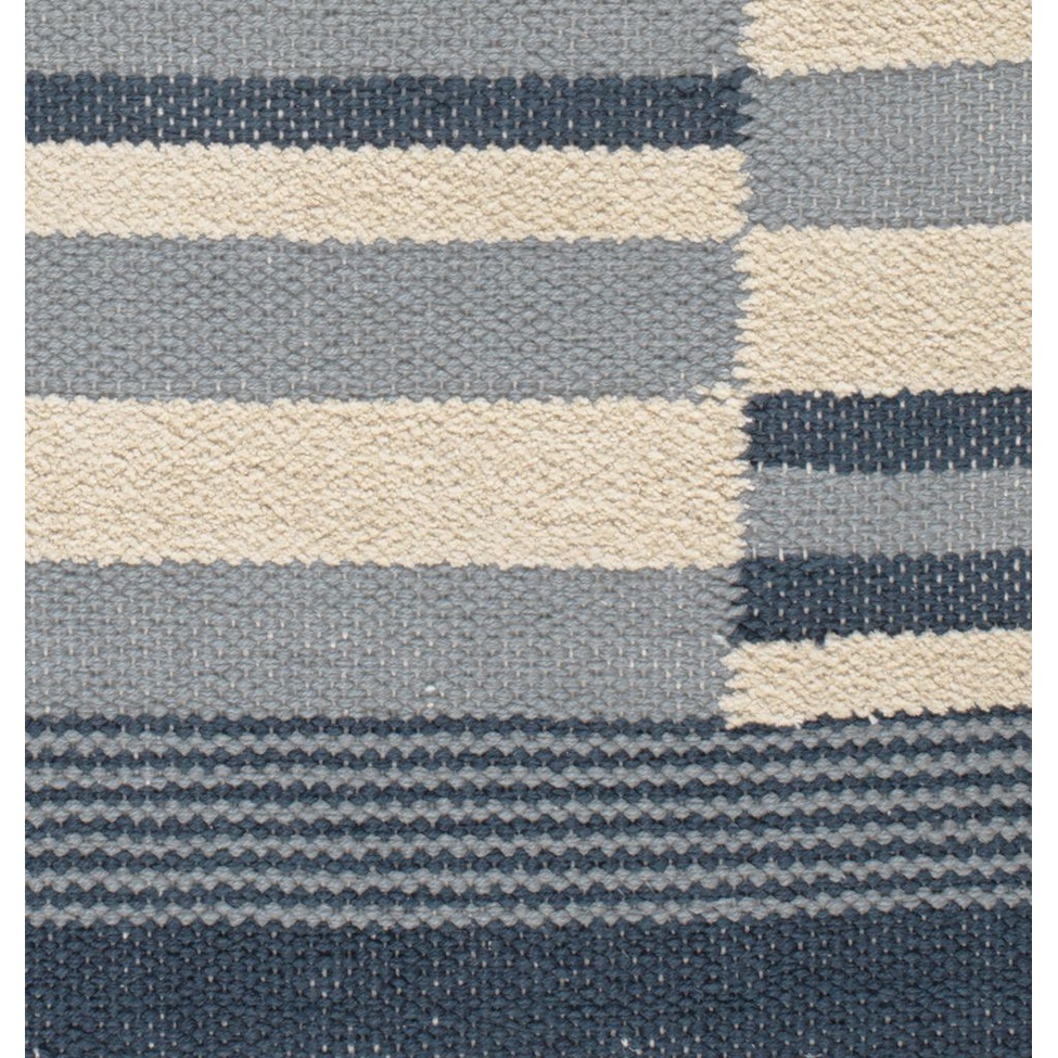 Thảm bếp | JYSK storborre | cotton/ polyester | họa tiết trắng đen | R80xD200cm