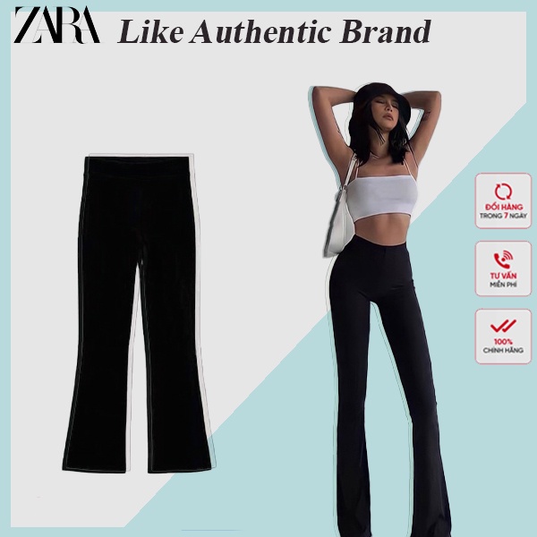 Quần Ống Loe Cotton ZR Dày Dặn 3 Màu Lựa Chọn