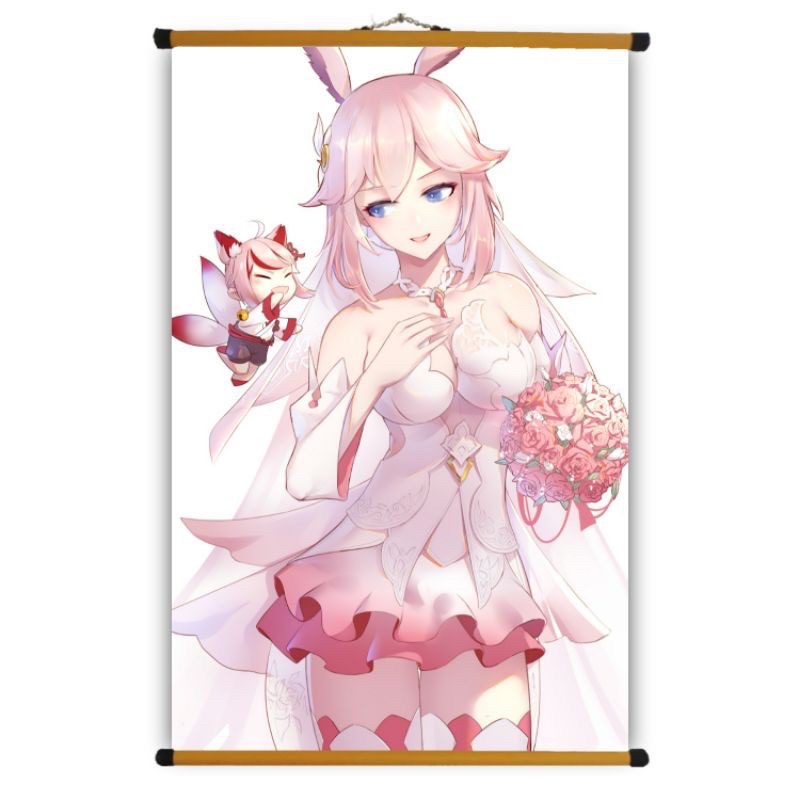 Poster Vải Yae Sakura - Honkai Impact 3