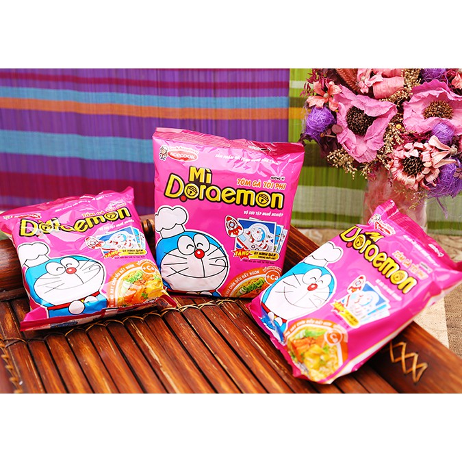 (combo 5 gói)MÌ TÔM DORAEMON 65G