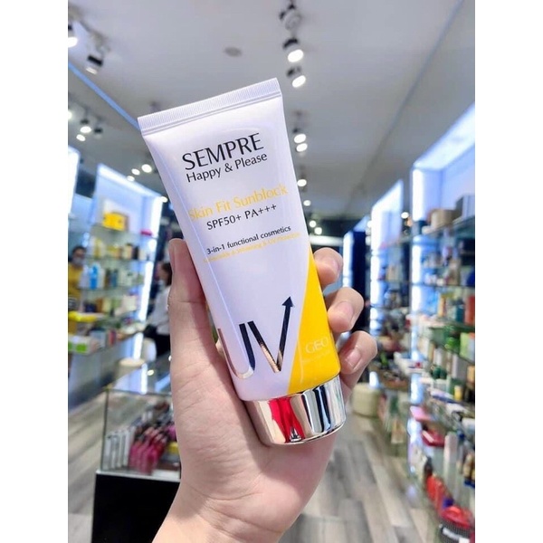 [AUTH] Kem chống nắng vật lý GEO LAMY SEMPRE HAPPY &PLEASE SKIN FIT SUNBLOCK SPF50+PA+++