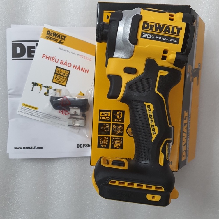 Máy bắt vít Brusless Dewalt 18/20V Max DCF850 - Chính hãng  1/4 in. Impact Driver