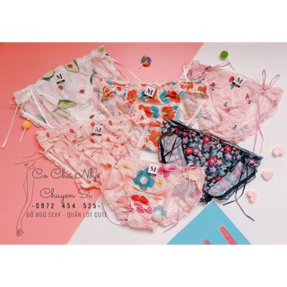 💎 RT006 - QUẦN THUN LƯỚI HOẠ TIẾT DỄ THƯƠNG - QUẦN LÓT THUN SIÊU CUTE-Shop