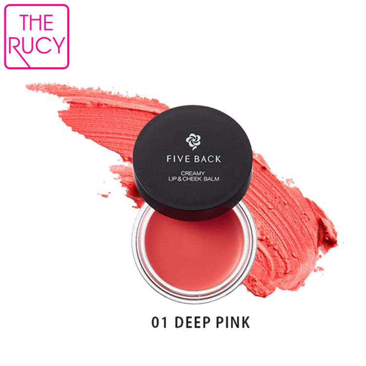 Son kem cho môi &amp; má The Rucy Five Back Cream Lip &amp; Cheek Balm 6.5g