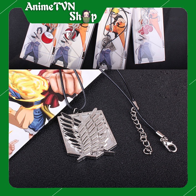 Trang sức Dây chuyền phong cách Anime Manga Attack on titan
