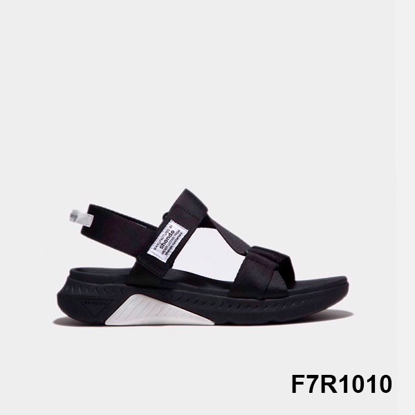 Sandal Shondo F7 Racing đế đen phối trắng quai đen F7R1010