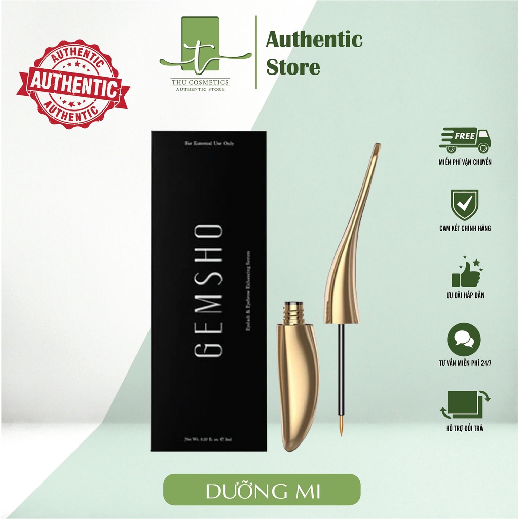 Serum dưỡng mi kích thích mọc mi dài mi nhanh GEMSHO