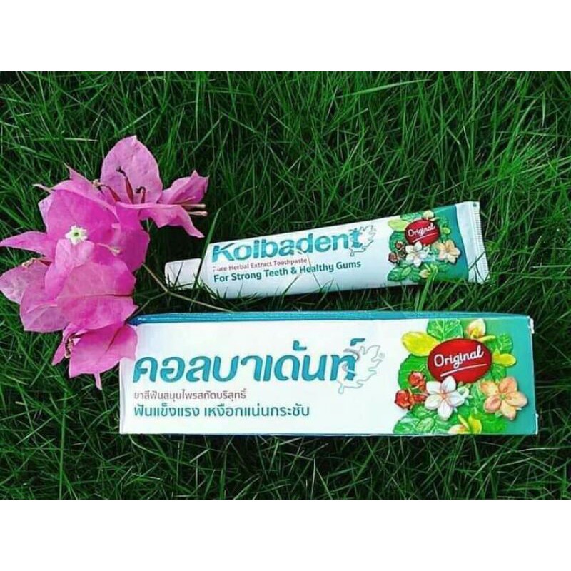 Kem đánh răng thảo dược thái lan kolbadent thái lan