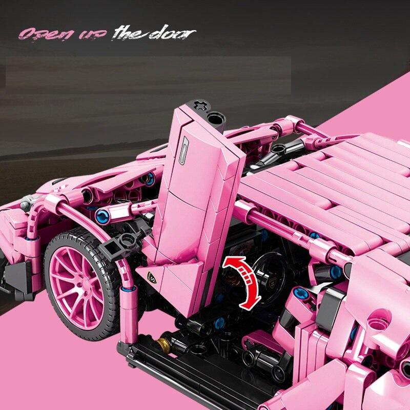 Đồ chơi Lắp ráp Mô hình Lamborghinis Sian FKP37 Aventador Car Roadster Siêu xe 1:14 SY 8609 1294pcs