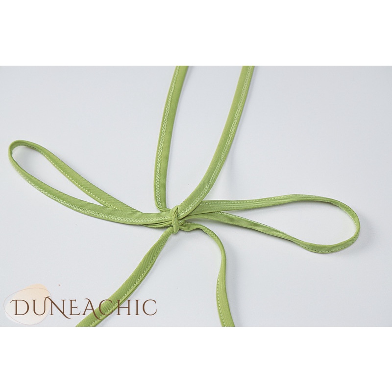 Đầm dự tiệc DUNEA sát nách màu trơn hở lưng phối dây rút gợi cảm cho nữ