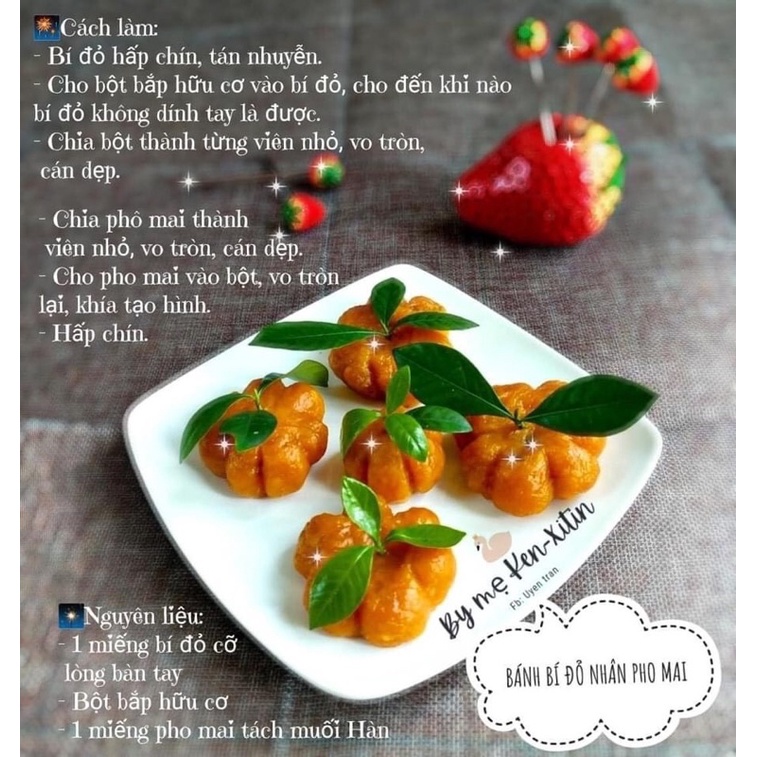 Combo Bột Nguyên Liệu Làm Bánh Hữu Cơ Bữa Phụ Cho Bé, Bột Mì, Bột Bắp, Bột Nở, Gelatin