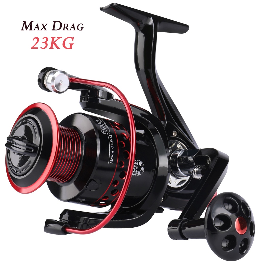 Máy câu cá 2000-7000 với lực kéo bánh răng tối đa 28kg chuyên dụng chất lượng cao