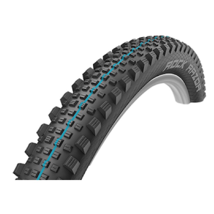 Vỏ / Lốp xe đạp loại gấp Tubeless Easy Schwalbe Rock Razor Evo 275x2.35 [60-584](1 cái)