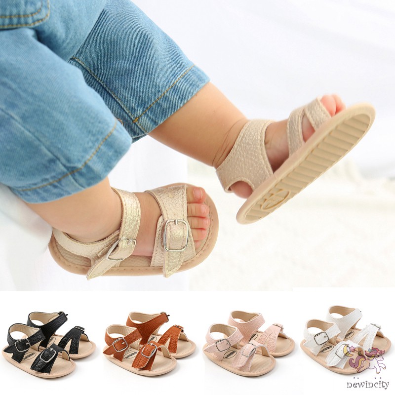 Giày sandals PU chống trượt thiết kế thời trang Hàn Quốc đáng yêu cho em bé