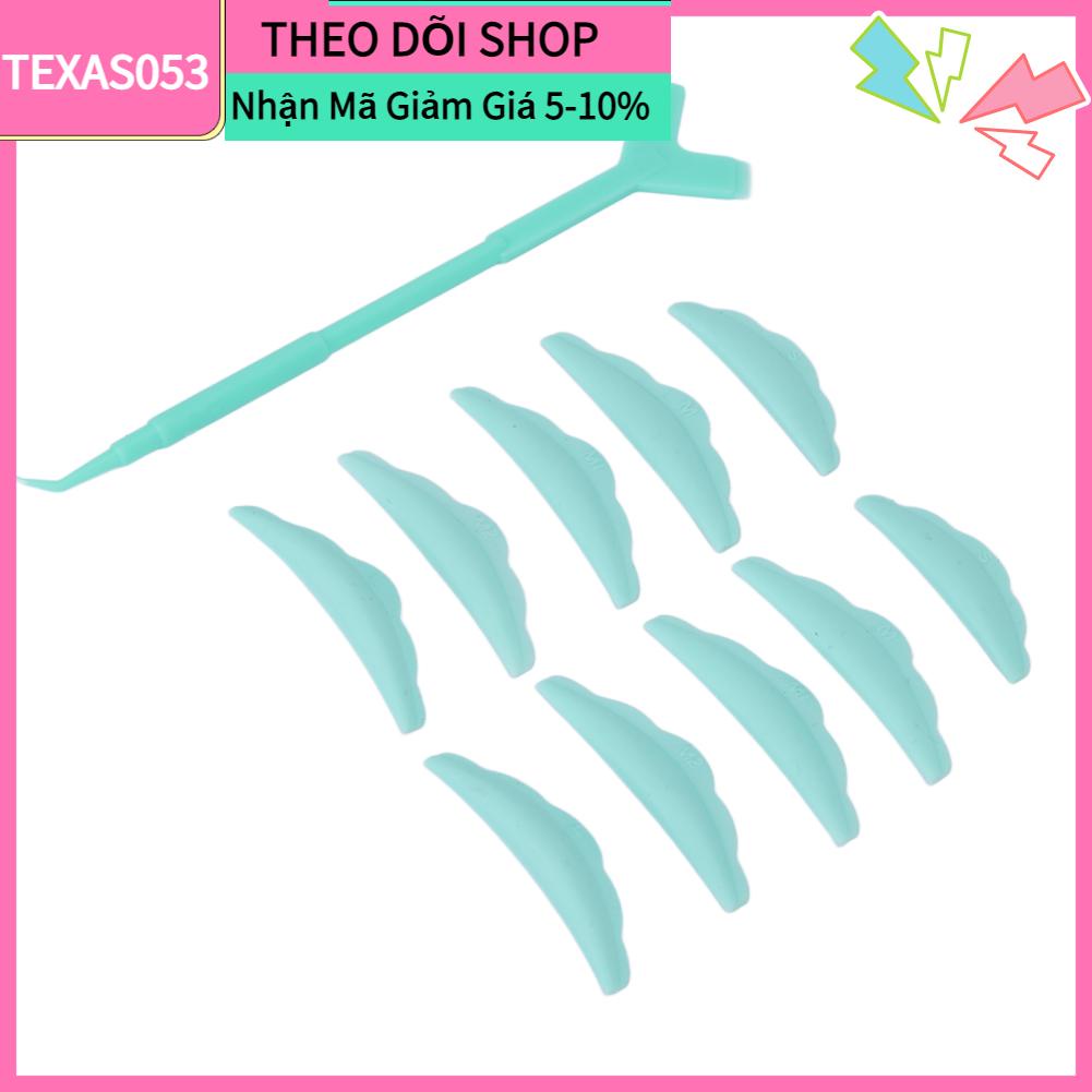 Dụng cụ bấm mi 5 miếng dán lông Miếng silicon 10 Y Shape nâng cho thẩm mỹ viện