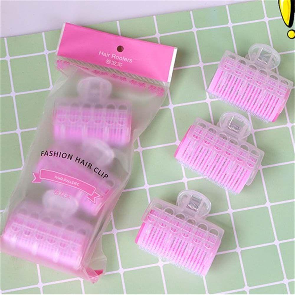 Set 3 Lô Uốn Tóc Tự Dính Bằng Nhựa Tiện Dụng