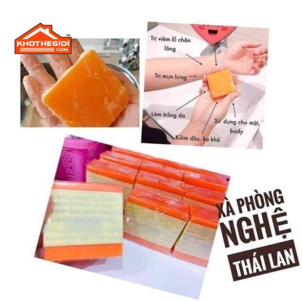 [ Combo ] Lốc 12 cục Xà phòng Cam galong chuẩn thái lan 50g