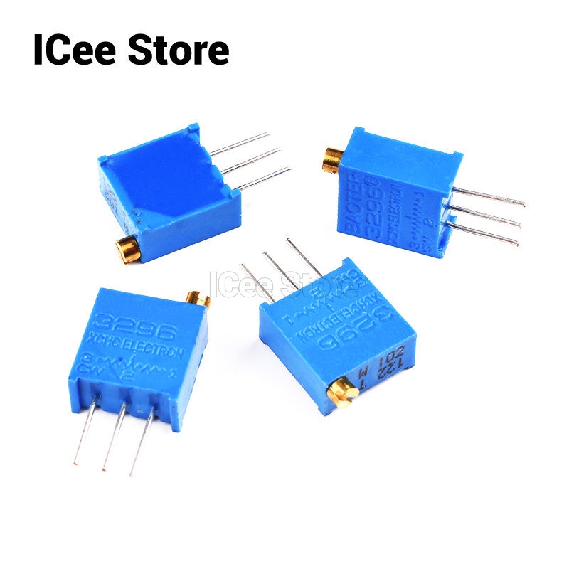 Set 20 Điện Trở Biến Áp 3296W 20R-2M 20R 100R 200R 500R 1k 2k 5K 10K 20K 50K 100K 200k 500k Chuyên Dụng
