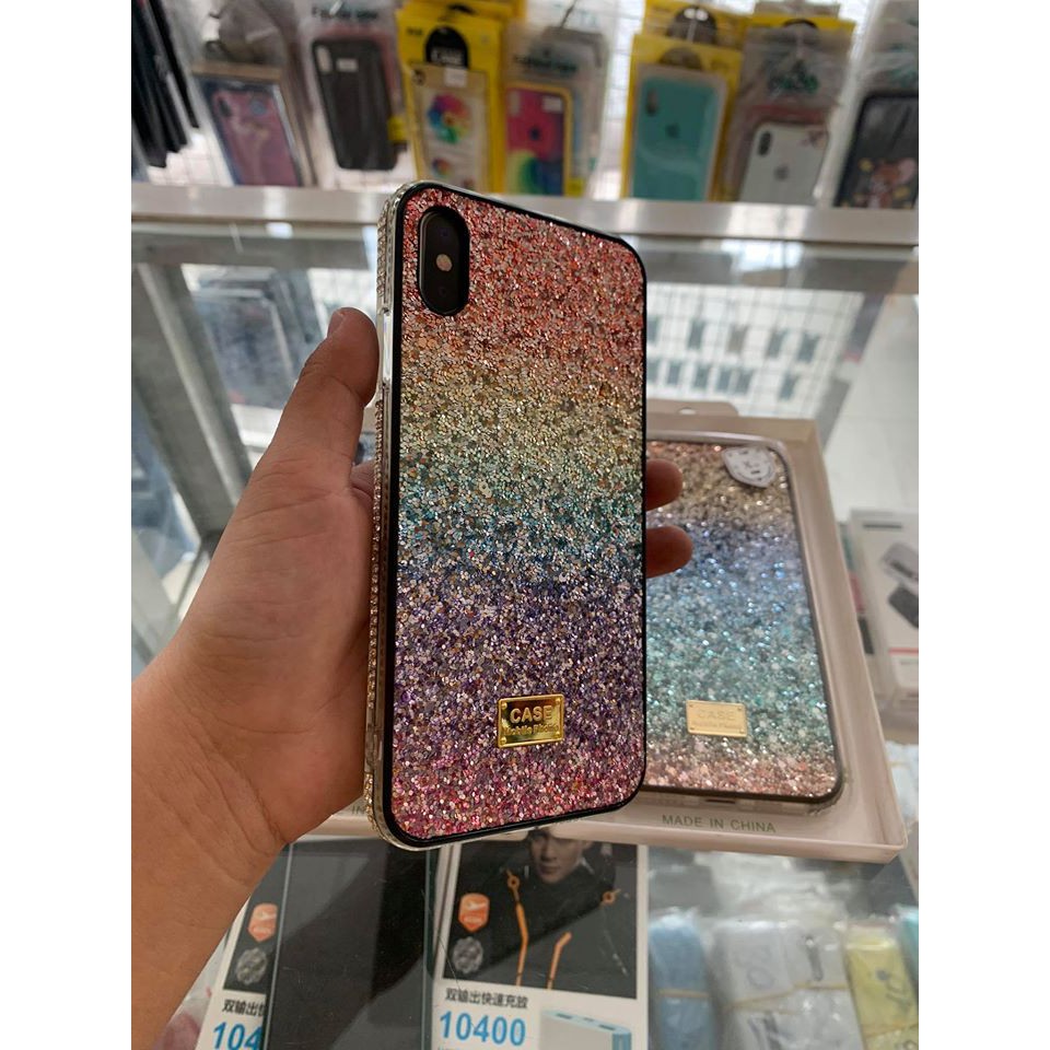 ỐP LƯNG KIM TUYẾN VIỀN ĐÍNH ĐÁ IP XS MAX/ IP 11/ IP 11 PRO/ IP 11 PRO MAX