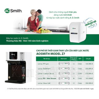 MÁY LỌC NƯỚC AO SMITH Z7