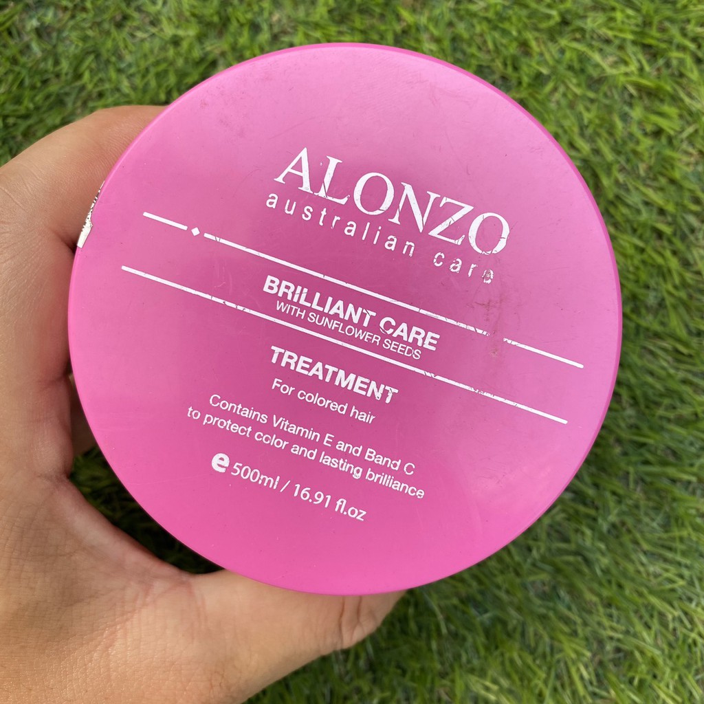 Kem hấp chăm sóc tóc nhuộm Alonzo Brilliant Care Mask 500ml