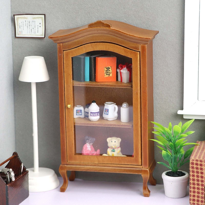 Tủ Trưng Bày Nhà Búp Bê DIY Bằng Gỗ Kích Thước 1 / 12