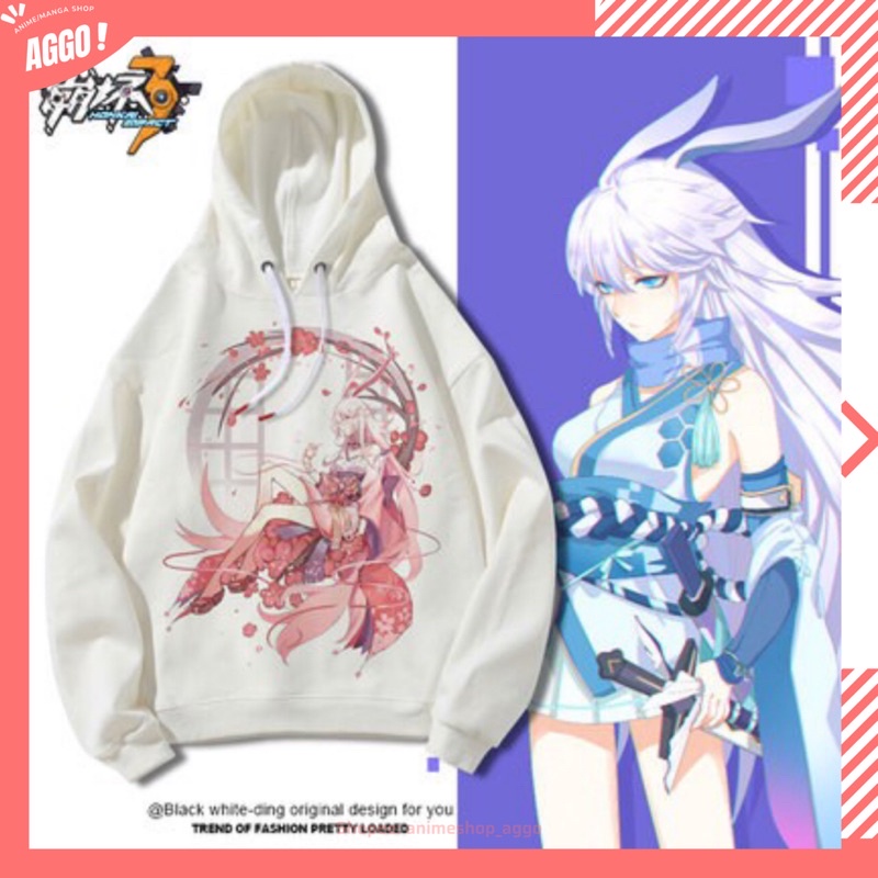Áo Hoodie Nam Nữ Honkai Impact 3 Yae Sakura