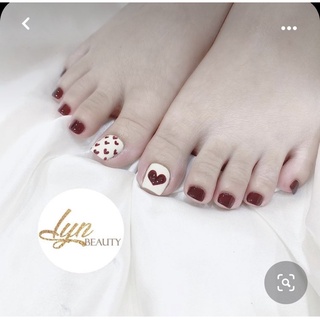 🧸Nail box,móng up thiết kế đỏ tim bi🧸