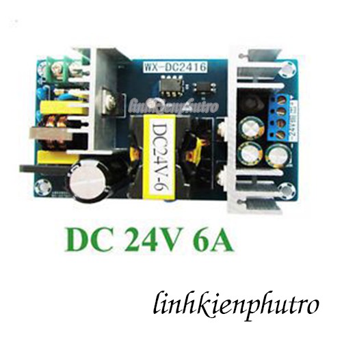 Mạch Nguồn 220VAC - 24VDC - 6A