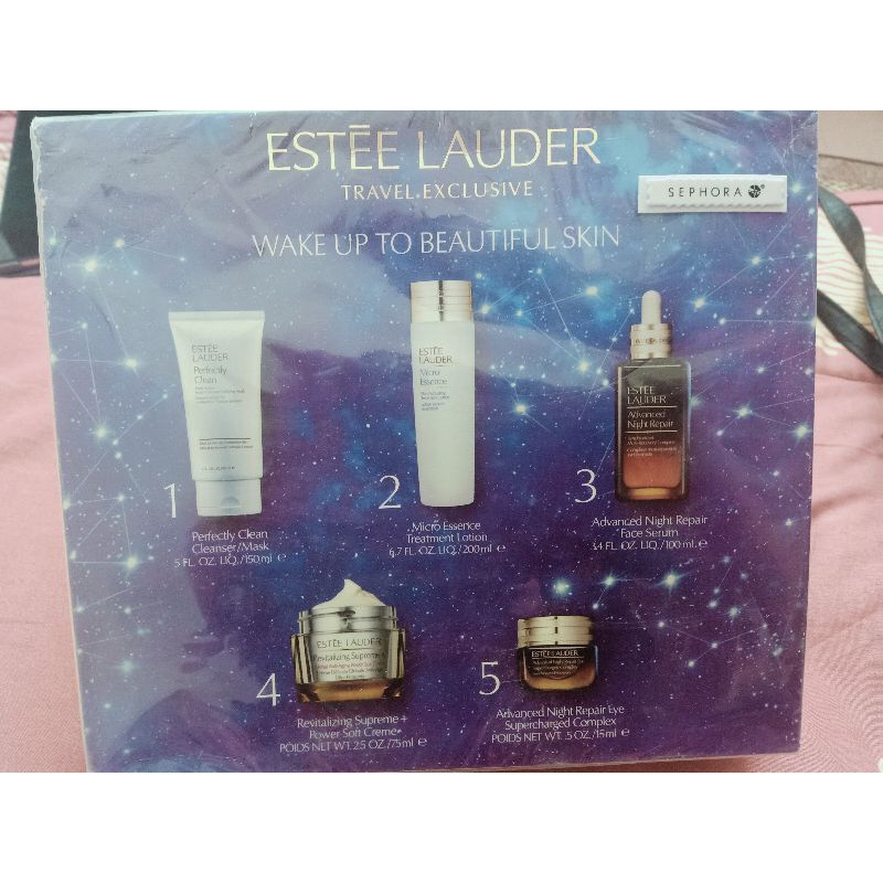 Set Bộ Dưỡng da Estee Lauder 5 món fullsize - bản giáng sinh
