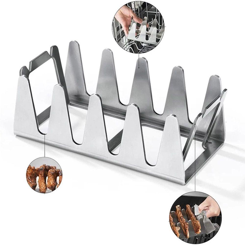 Vỉ Nướng BBQ Bằng Thép Không Gỉ Chịu Nhiệt Độ Cao Đa Năng Tiện Dụng
