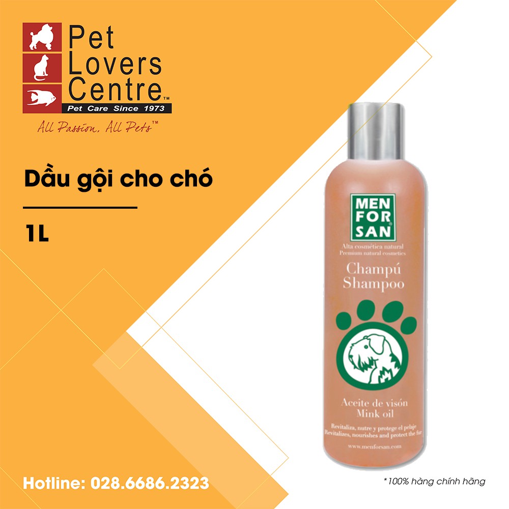 Dầu gội cho chó MENFORSAN MINK OIL SHAMPOO