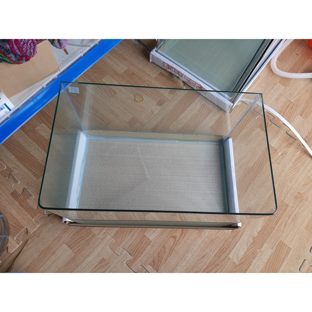 Bể cá mini kính đúc, hồ cá cảnh thủy sinh để bàn 40x24x25 cm