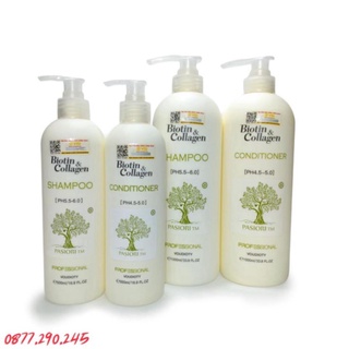 [ HÀNG HOT] Cặp Dầu Gội Xả Biotin Collagen Trắng 1000ml Mẫu Mới 2021 _HÀNG SALE SIÊU KHỦNG