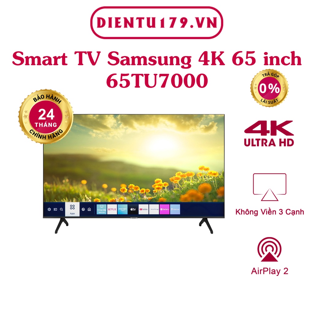 Tivi Samsung Smart 4K 65TU7000