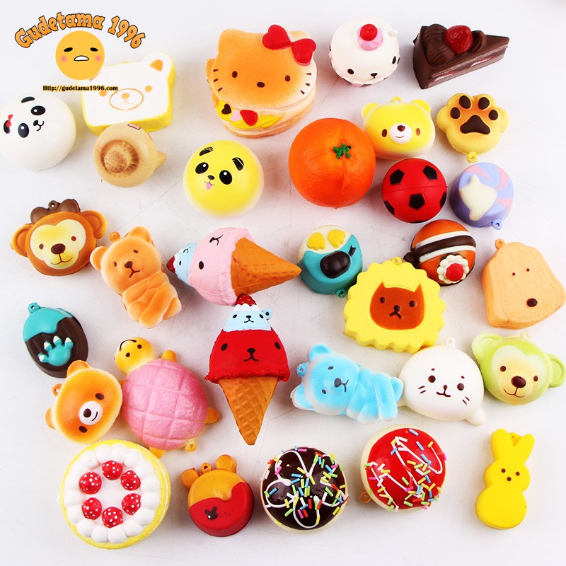 Squishy combo 10 món ngẫu nhiên có bao bì S001