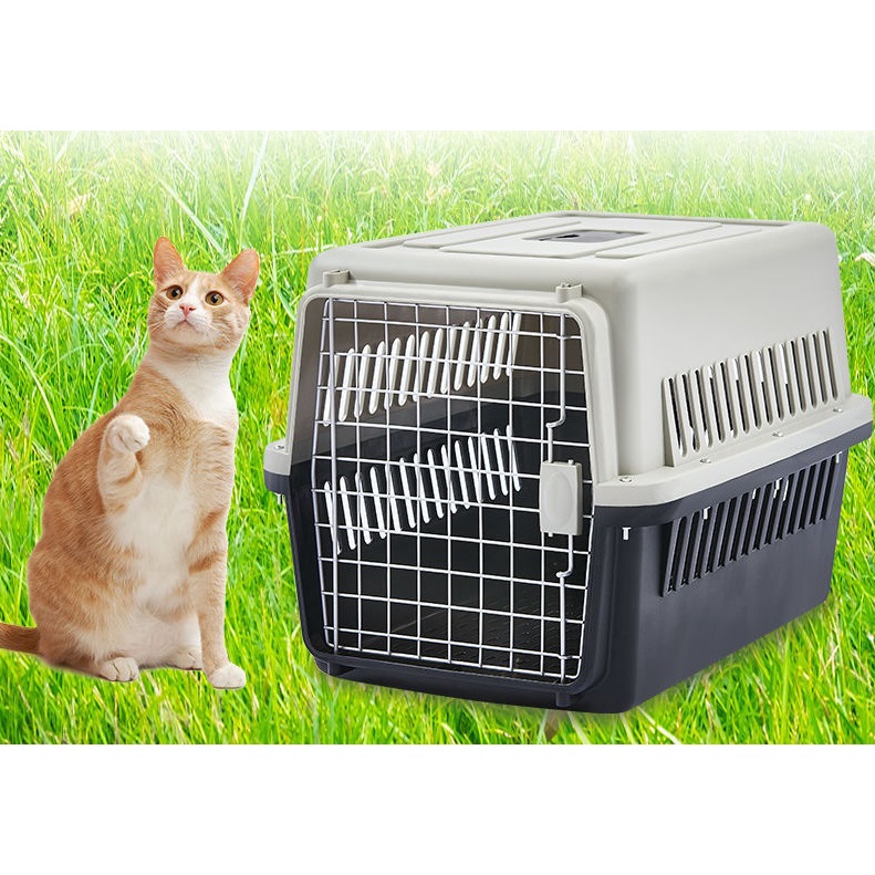 Lồng Hàng Không 66x46x46cm, Dành Dành Cho Pet Dưới 20kg, Lồng Vận Chuyển Thú Cưng Đi Xa Tiện Lợi