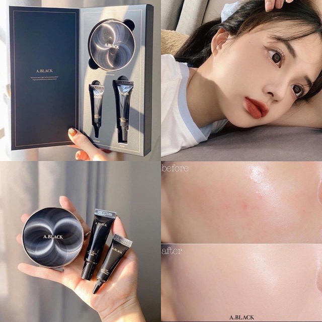 SET PHẤN NƯỚC 3 MÓN ABLACK BY CLIO COSMETIC