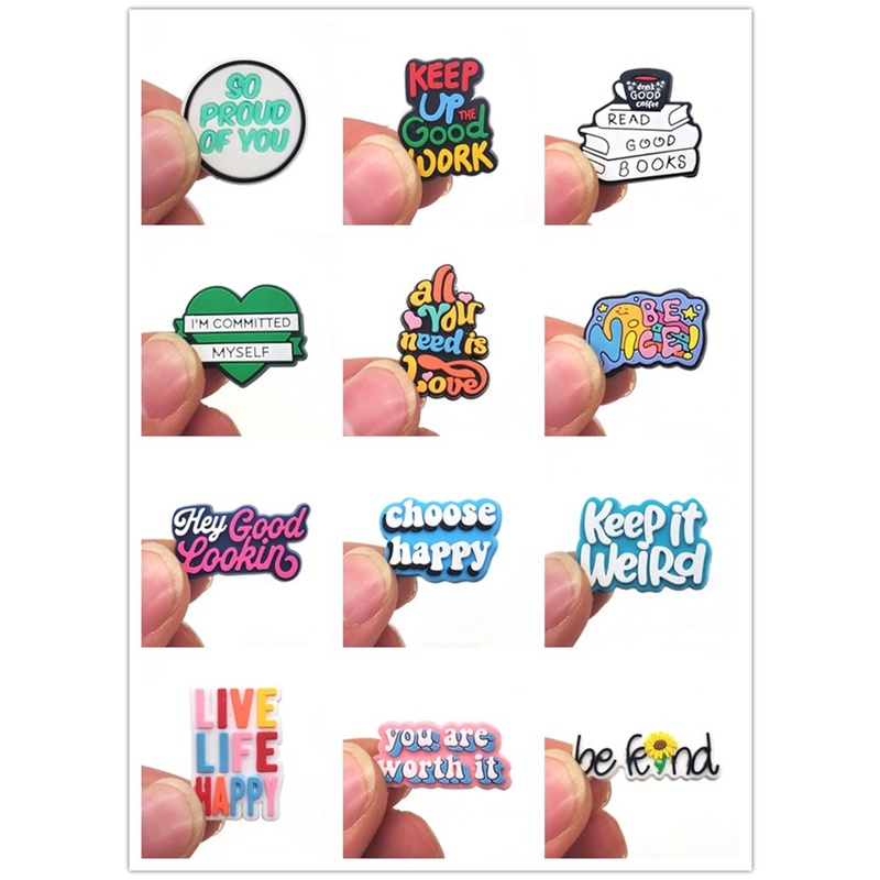 Phụ Kiện Trang Trí Giày Bằng Cao Su Mềm Hình Cá Sấu/Hoa Bằng Nhựa PVC