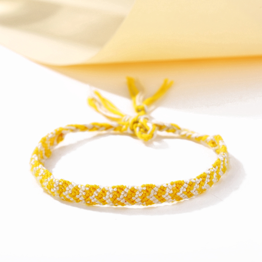 Vòng Tay Dây Cotton Thắt Nút Nhiều Màu Thời Trang Bohemian Cho Nữ | BigBuy360 - bigbuy360.vn