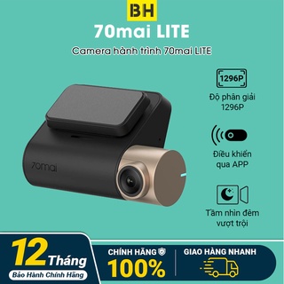 Camera hành trinh ô tô 70mai Dash Cam Lite Midrive D08 ống kính góc rộng - BẢN QUỐC TẾ